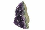 Amethyst Cut Base Crystal Cluster - Uruguay #135136-1